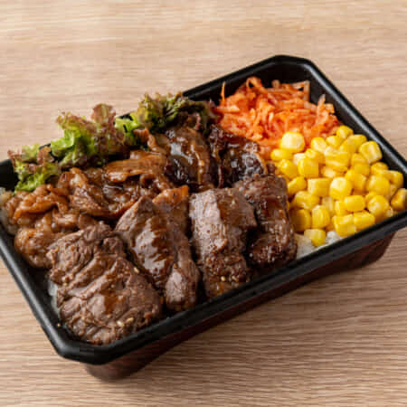 カルビ＆ハラミ重弁当｜都島区でテイクアウト・デリバリーなら焼肉ホルモンまるよし精肉店 都島店